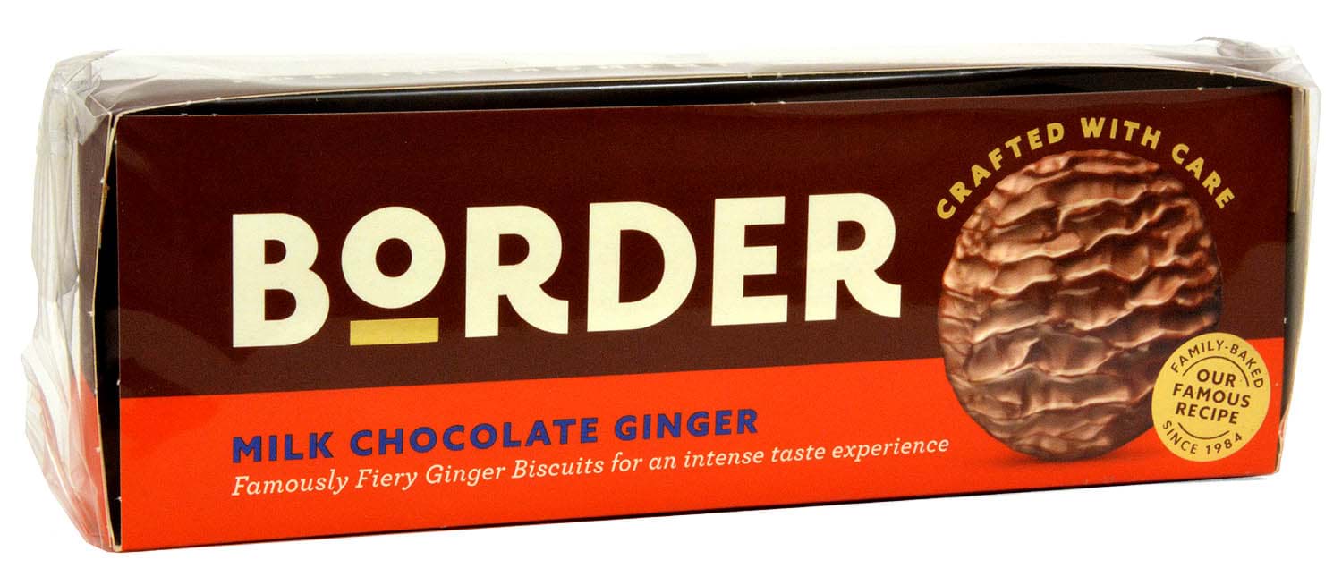 Picture of Border Biscuits Milk Chocolate Gingers 150g