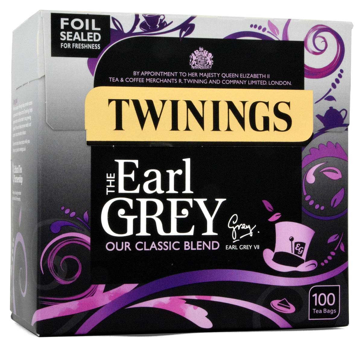 Bild von Twinings Earl Grey 100 Teebeutel 250g