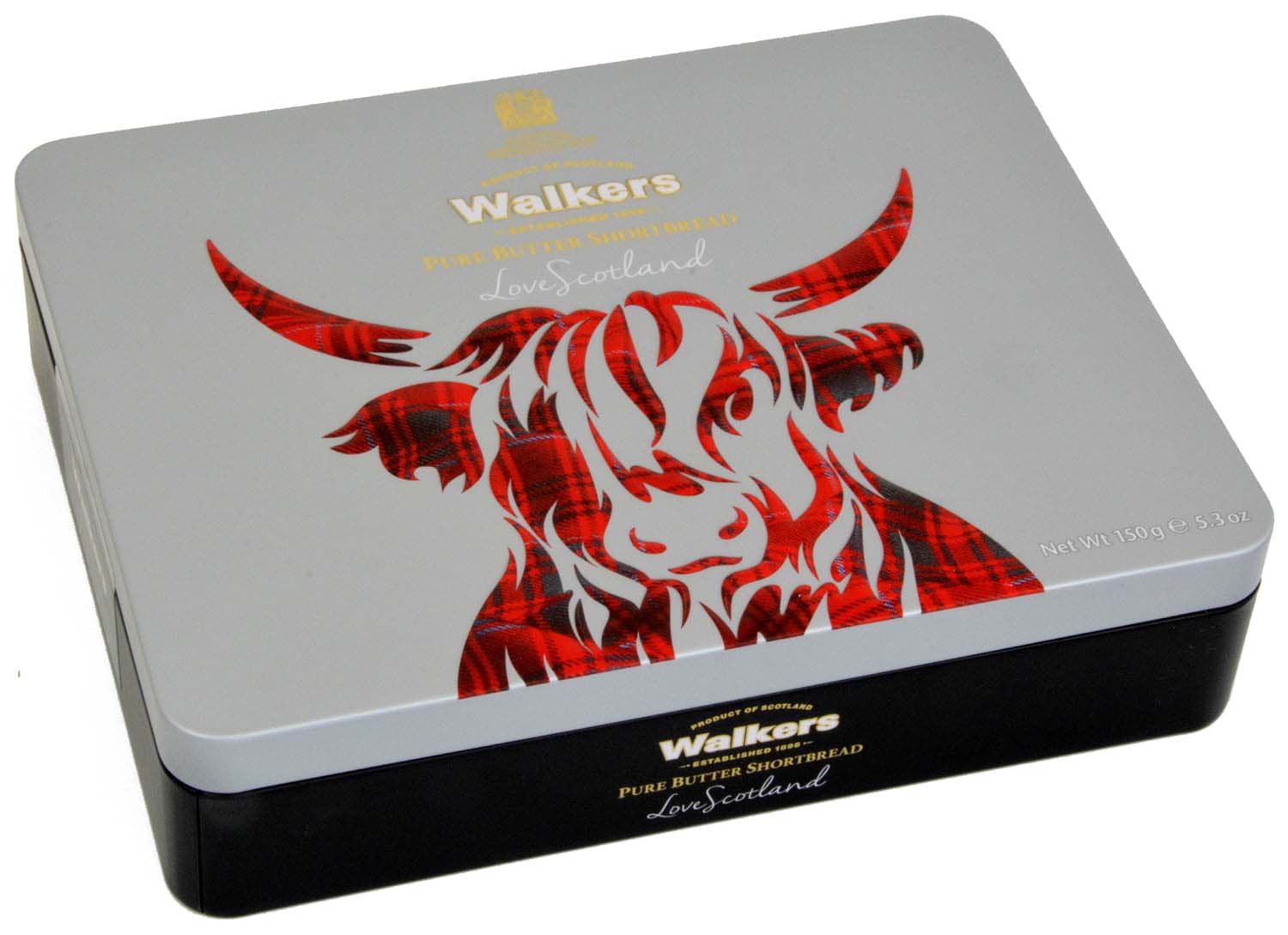 Bild von Walkers Love Scotland Tin Highland Cow 150g