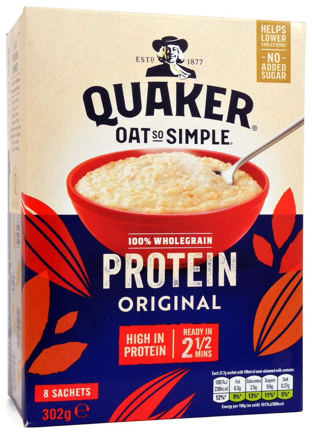 Bild von Quaker Oats So Simple Protein Original 302g