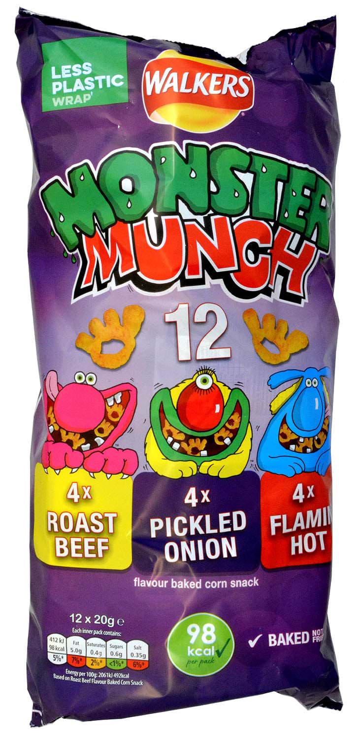 Bild von Walkers Monster Munch 12 x 20g Variety