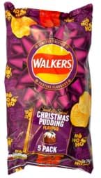 Bild von Walkers Christmas Pudding Flavour Crisps 5 x 24g