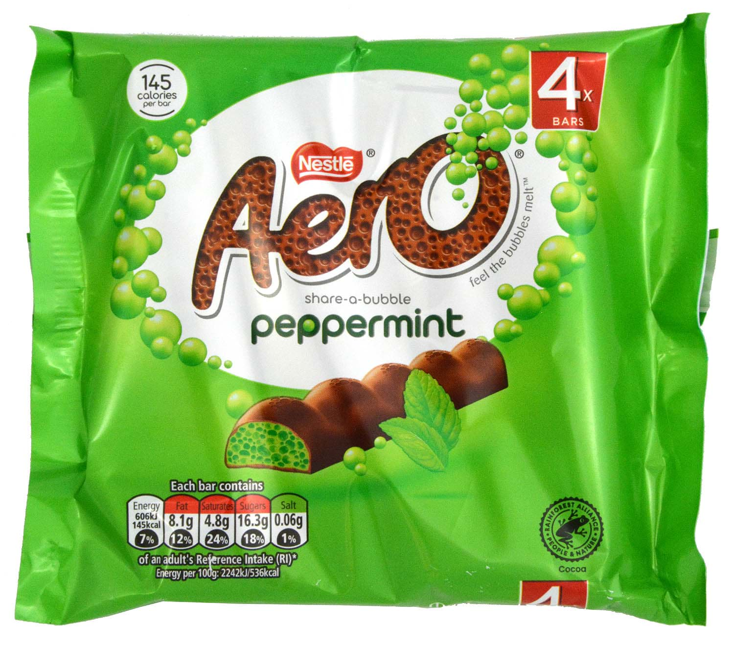 Bild von Nestle Aero Peppermint 4er Pack 108g