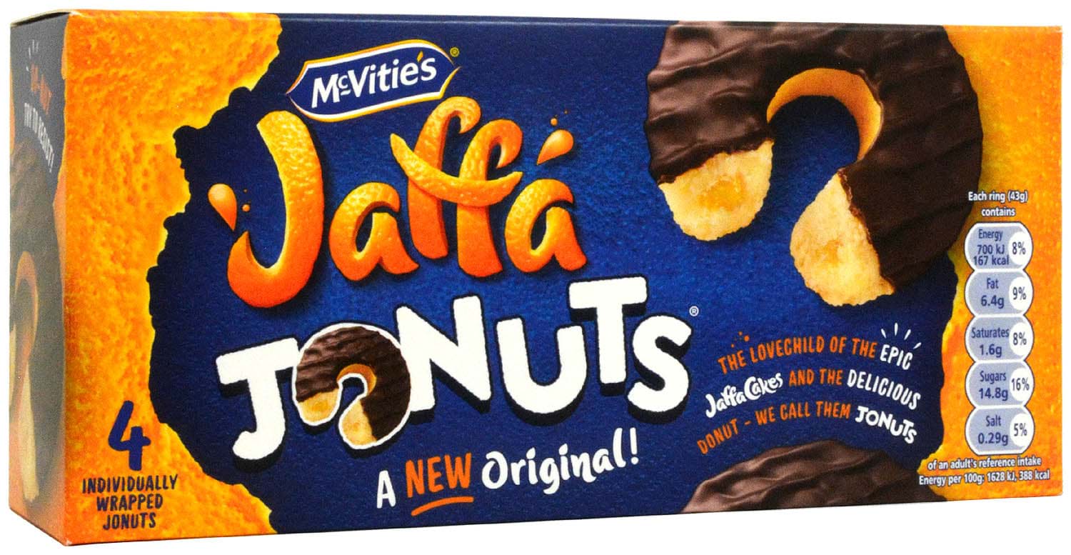Bild von McVities Jaffa Jonuts 4er 172g