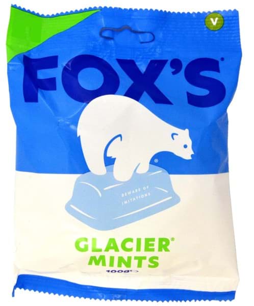 Michelles Specialities. Foxs Glacier Mints 100g