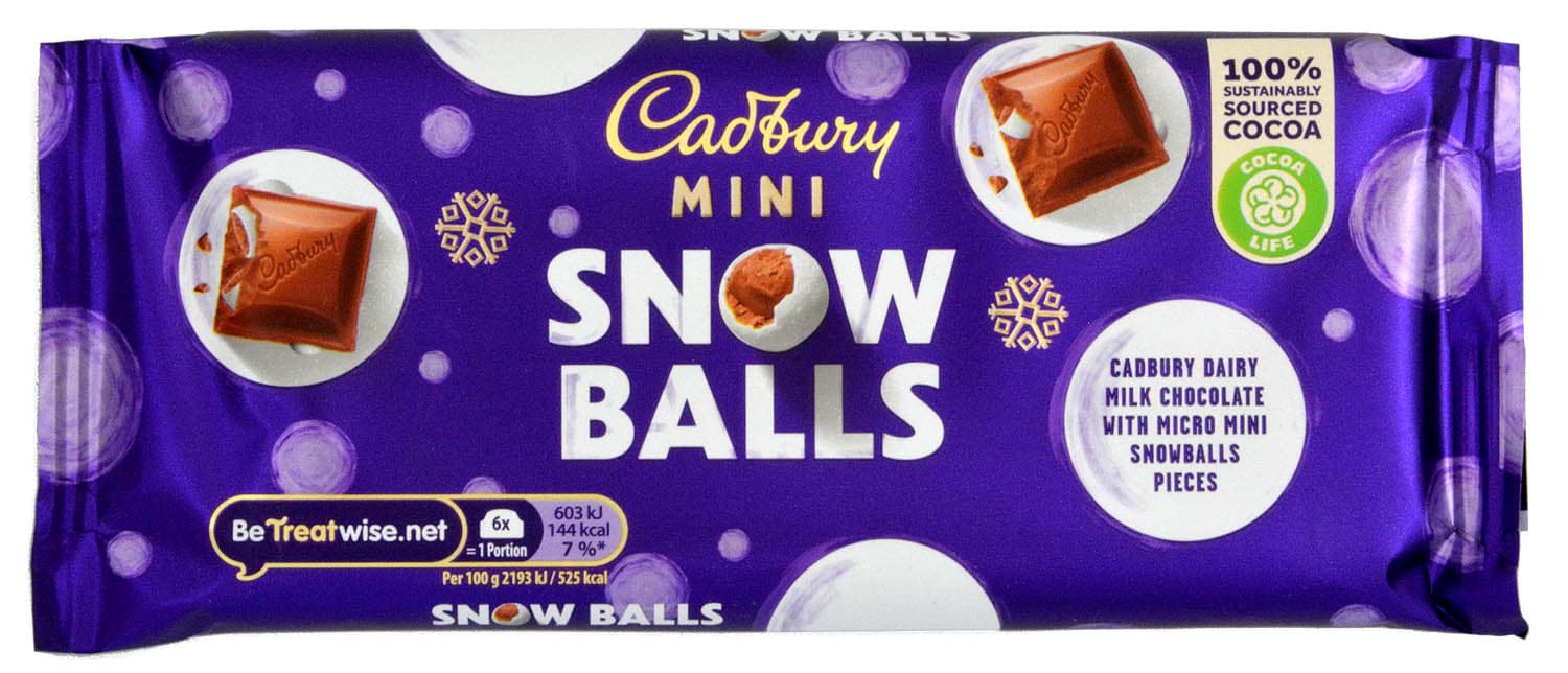 Picture of Cadbury Dairy Milk Mini Snowballs 110g