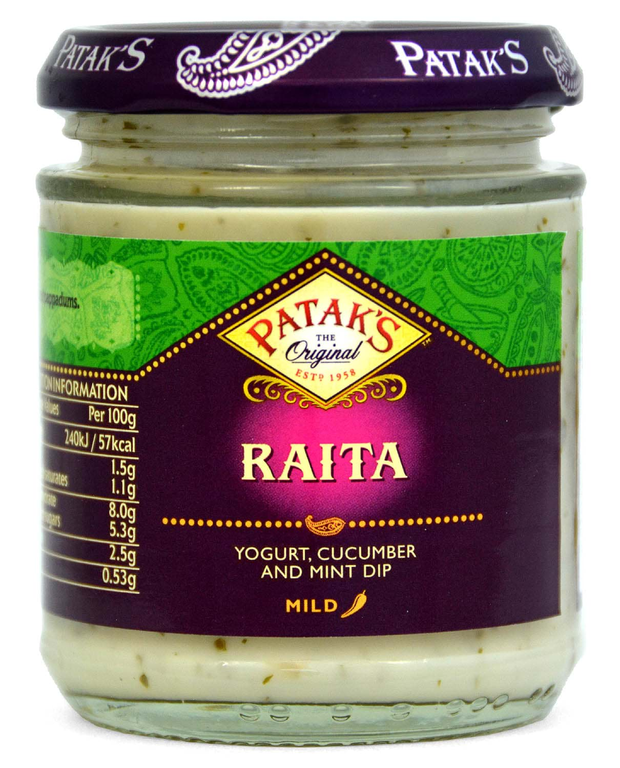 Bild von Pataks Raita 170g