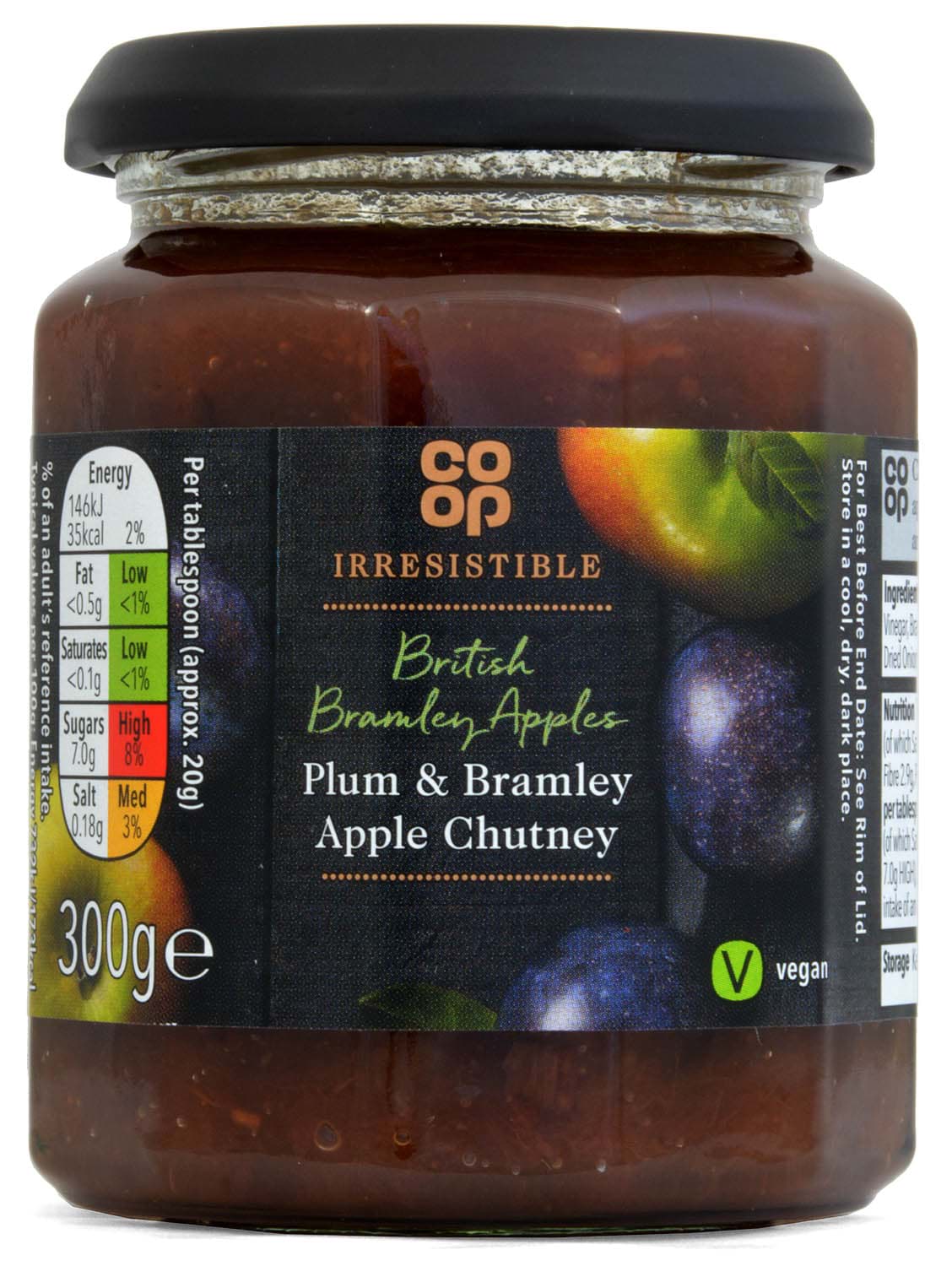 Picture of Co-op Plum & Bramley Apple Chutney 300g