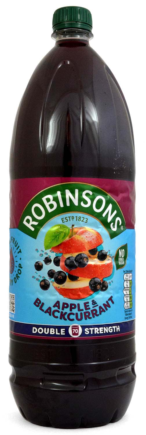 Bild von Robinsons Double Strength Apple & Blackcurrant 1.75 Litre Sirup