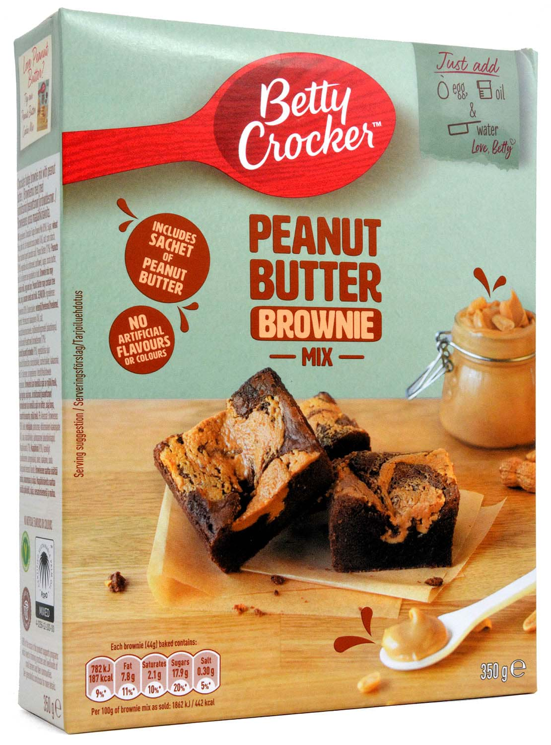 Bild von Betty Crocker Peanut Butter Brownie Mix 350g