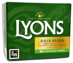 Bild von Lyons Gold Blend 80 Tea Bags 232g