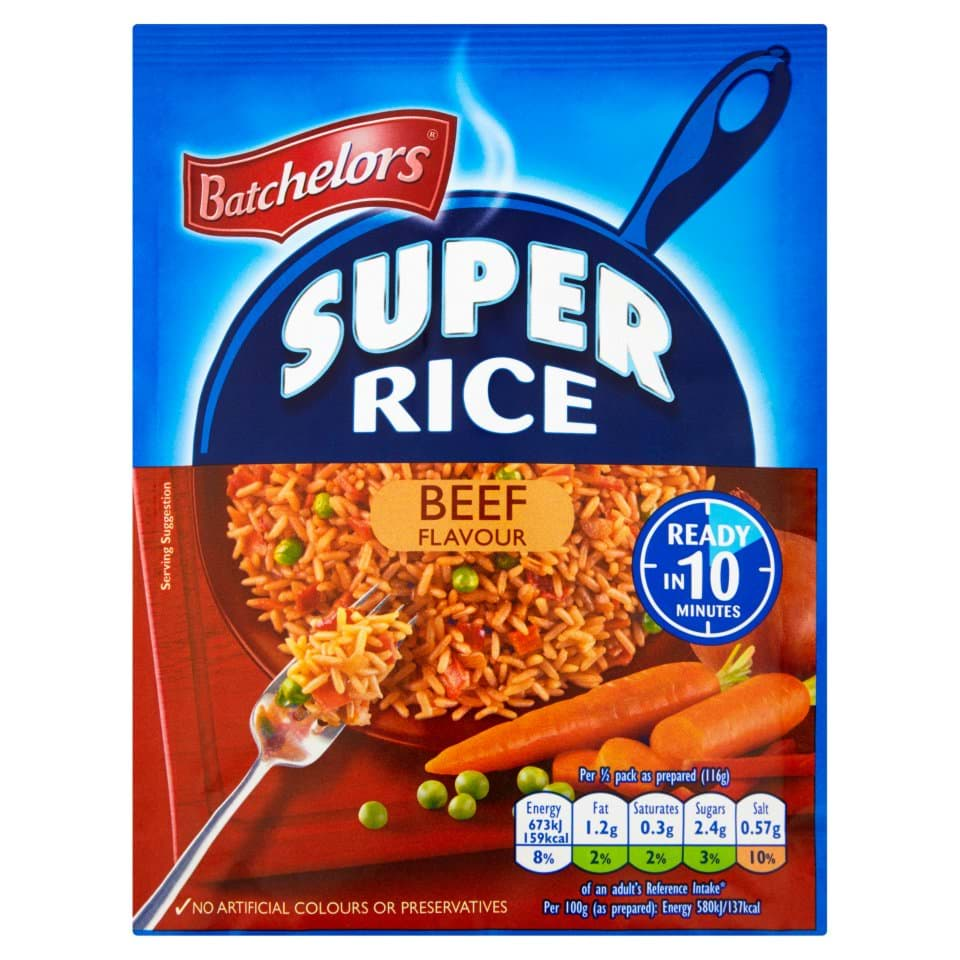 Bild von Batchelors Super Rice Beef Flavour