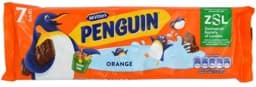 Picture of McVities Penguin Orange 24.6g x7