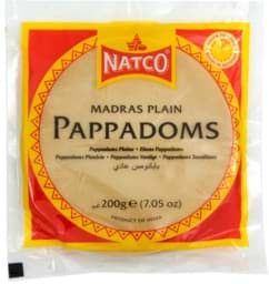 Picture of Natco Madras Plain Pappadoms 200g
