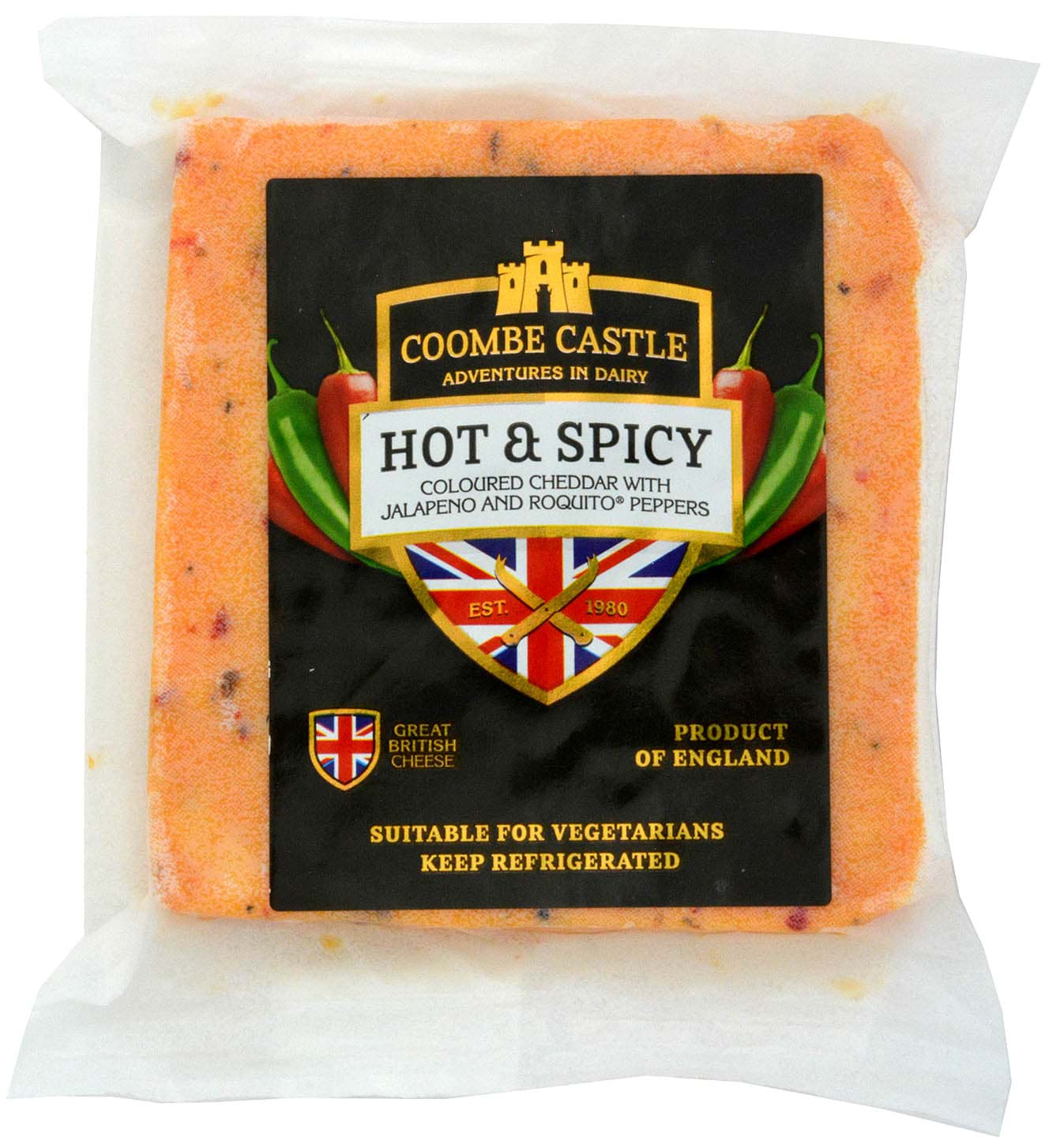 Bild von Coombe Castle Hot & Spicy Cheddar 150g