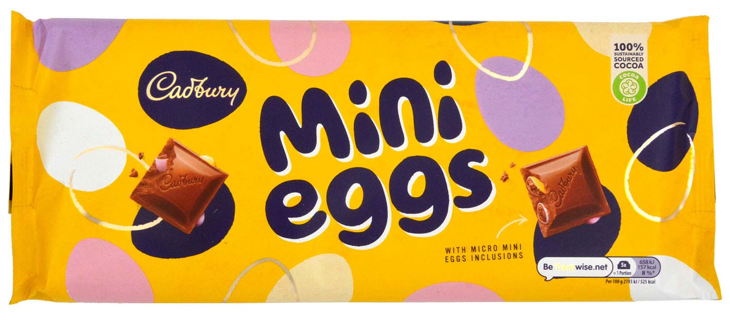 Picture of Cadbury Mini Eggs Inclusions Bar 360g