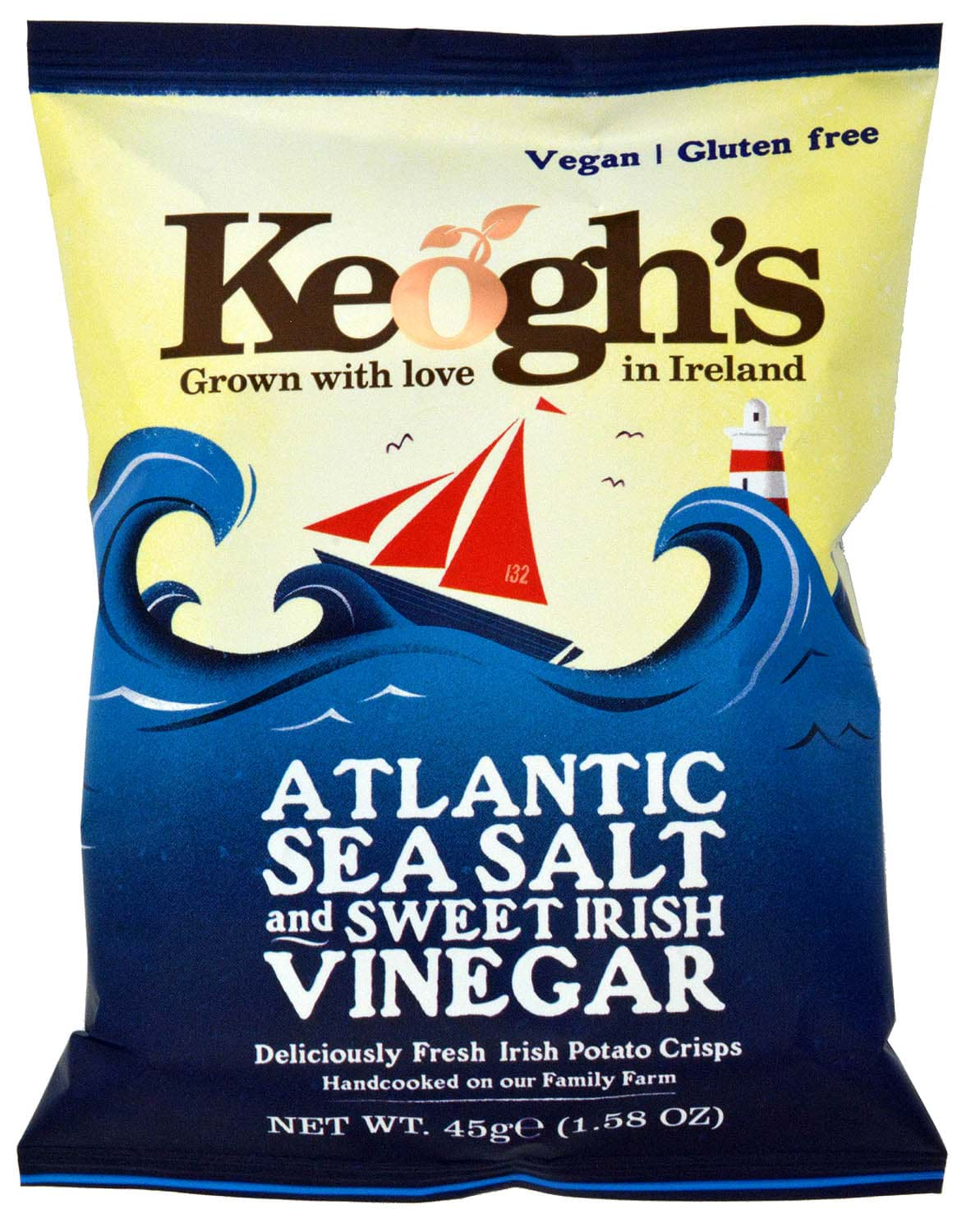 Picture of Keoghs Sea Salt and Vinegar Crisps 45g