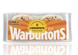 Picture of Warburtons 6 Crumpets 330g
