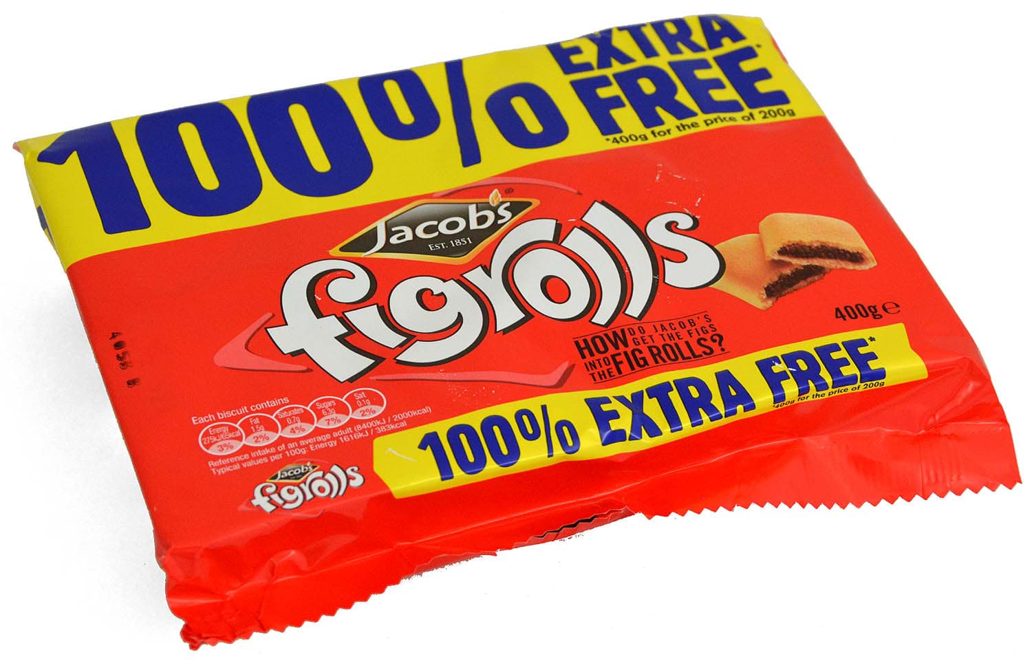 Michelles Specialities. Jacobs Fig Rolls 400g