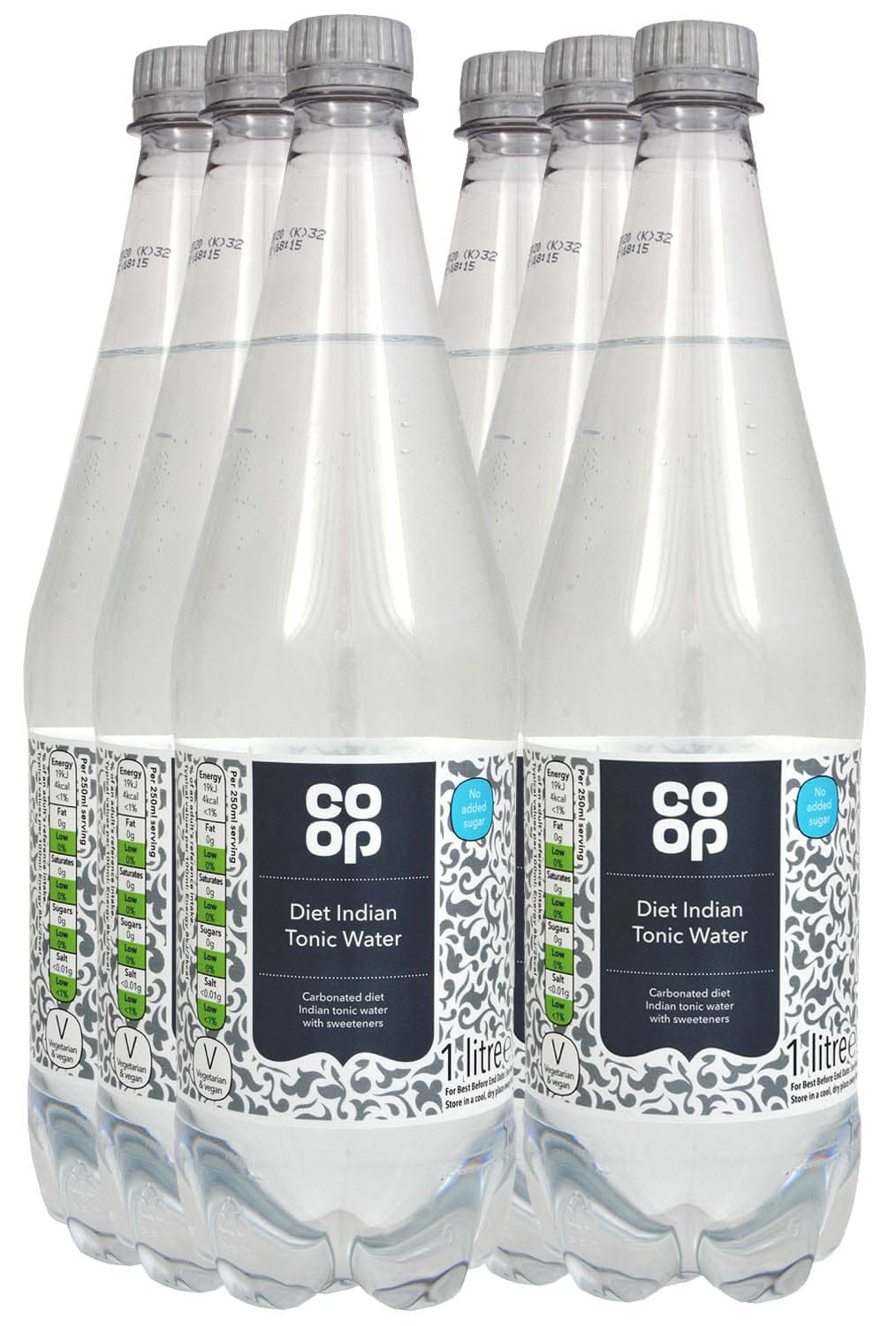 Bild von Co-op Diet Indian Tonic Water 6 x 1 Liter