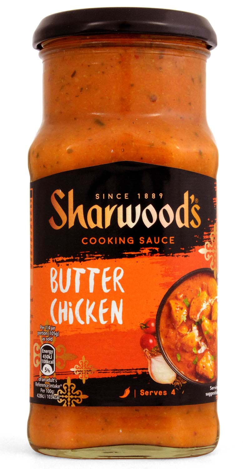 Bild von Sharwoods Butter Chicken Cooking Sauce 420g MHD 11/24