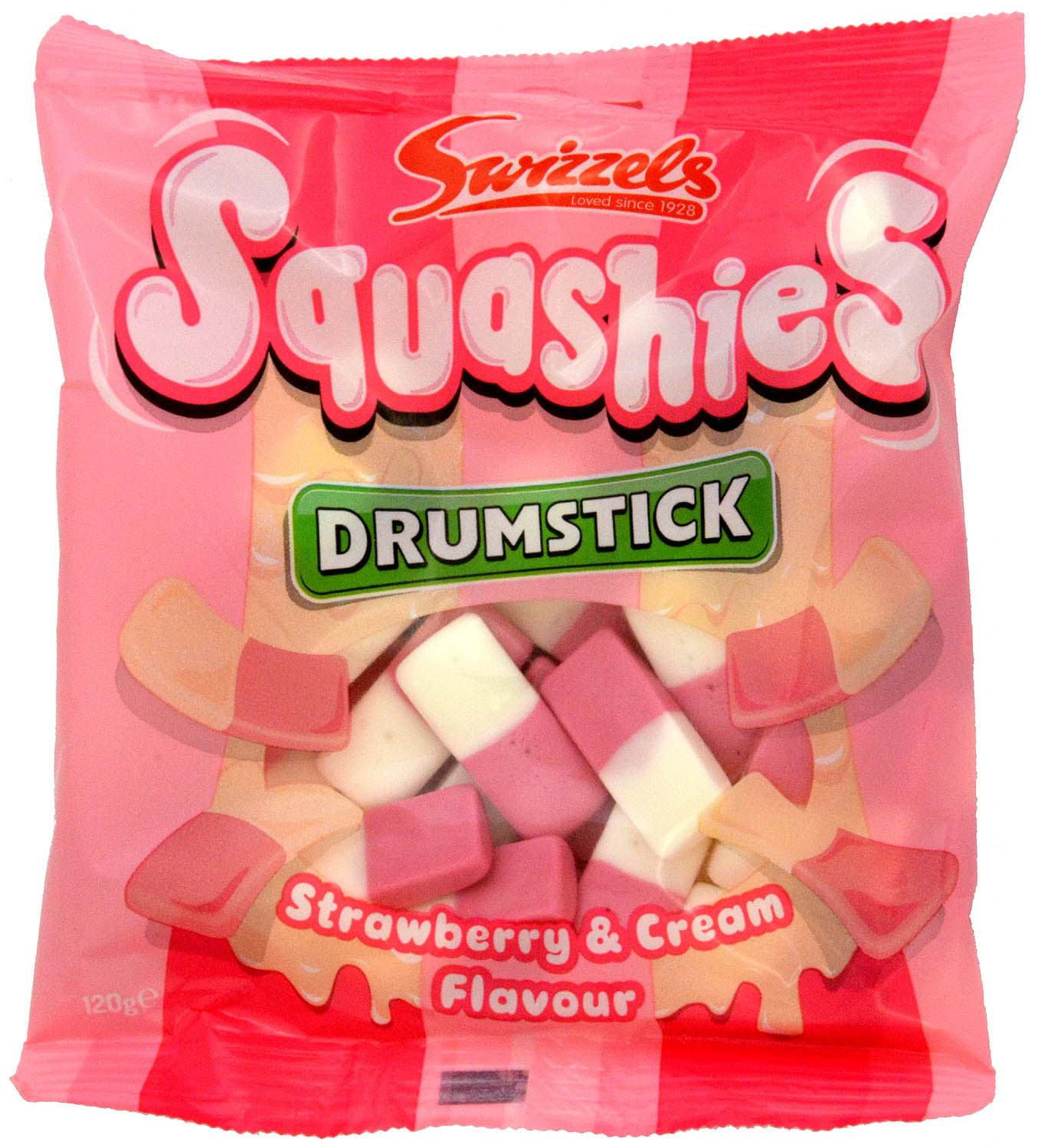 Bild von Swizzels Squashies Strawberry & Cream Flavour 120g