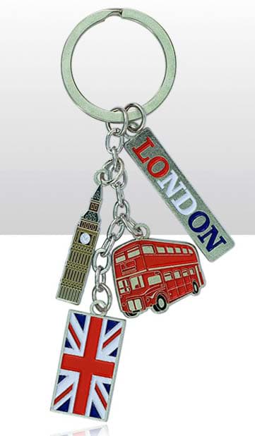 Bild von London Charm Keyring - Schlüsselanhänger