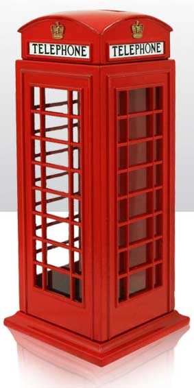 Bild von Telephone Box Money Box