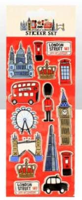 Bild von London Sticker Set 15 pcs.
