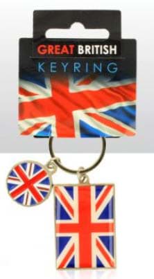Bild von Metall-Schlüsselanhänger mit Union Jack & Union Jack