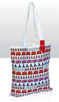 Bild von London Repeat Cotton Tote Bag