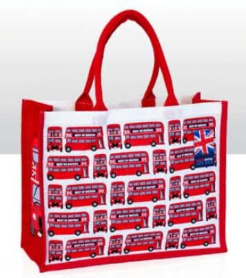 Bild von London Bus Jute Bag