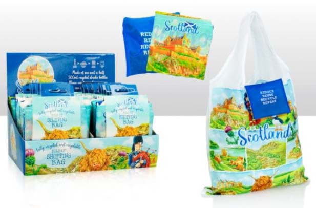 Bild von Scotland Fold Up Shopping Bag