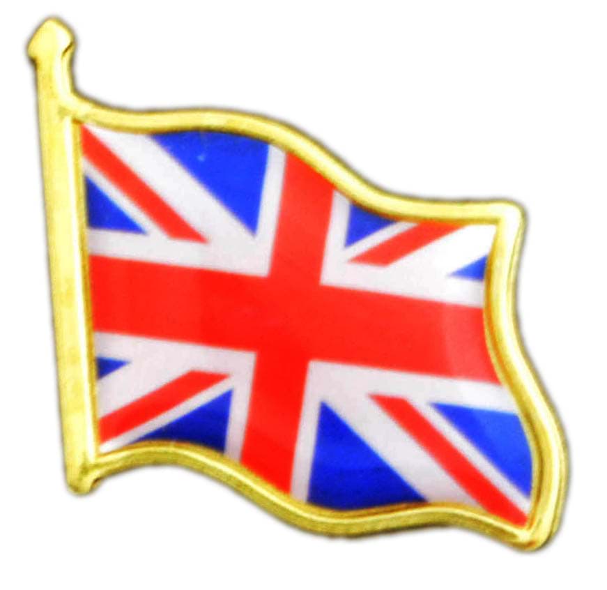 Bild von Union Jack Flag Shaped Pin