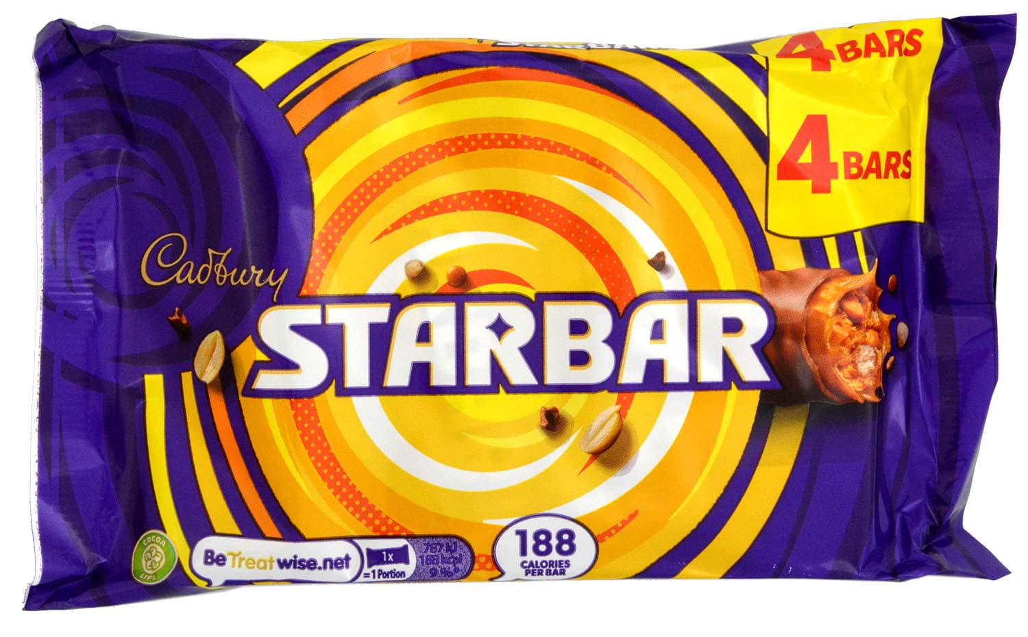 Bild von Cadbury Starbar 4 x 37g