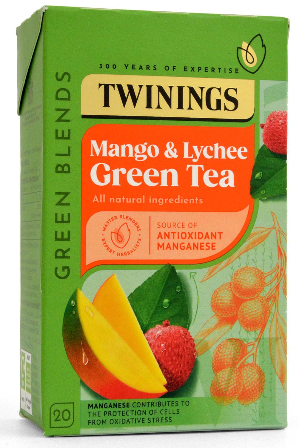 Bild von Twinings Mango und Litschi Grüner Tee 20 Beutel