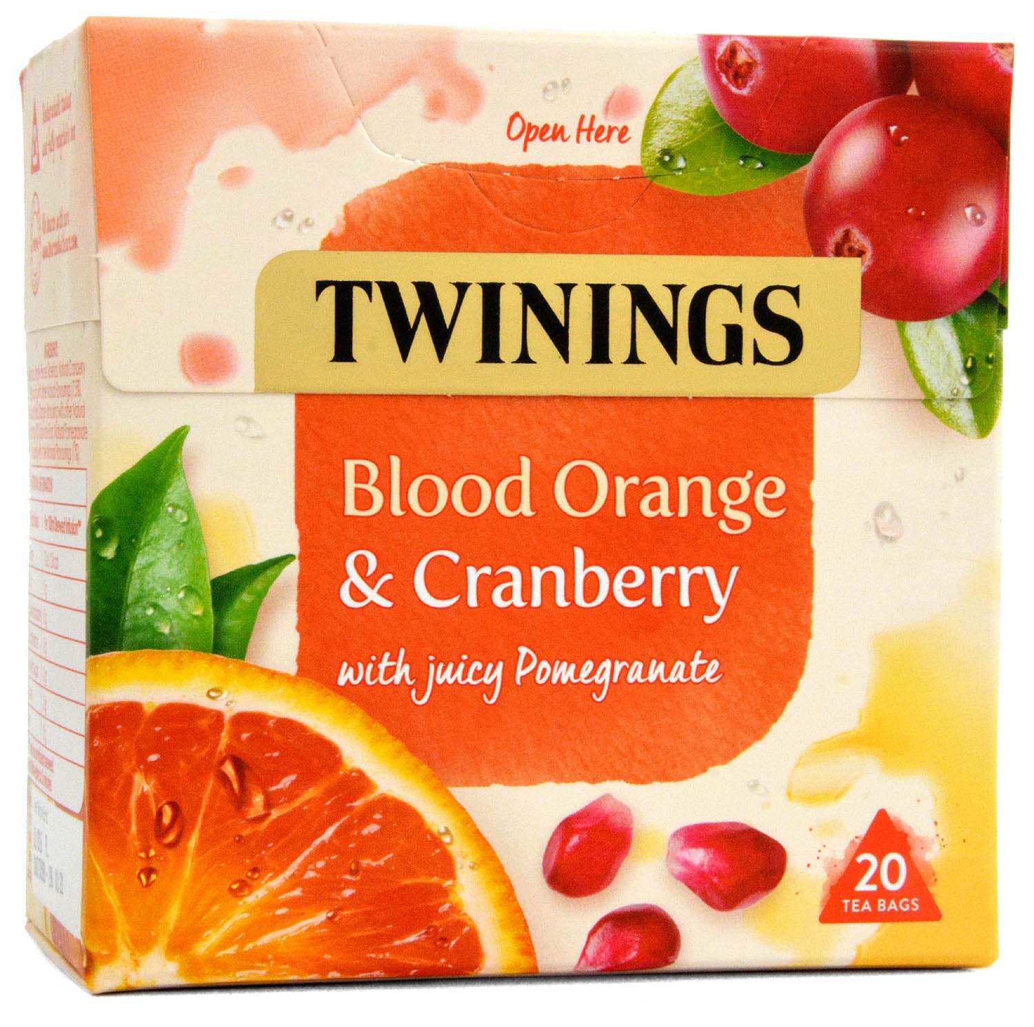 Bild von Twinings Blood Orange & Cranberry Infusion 20 Tea Bags - 40g