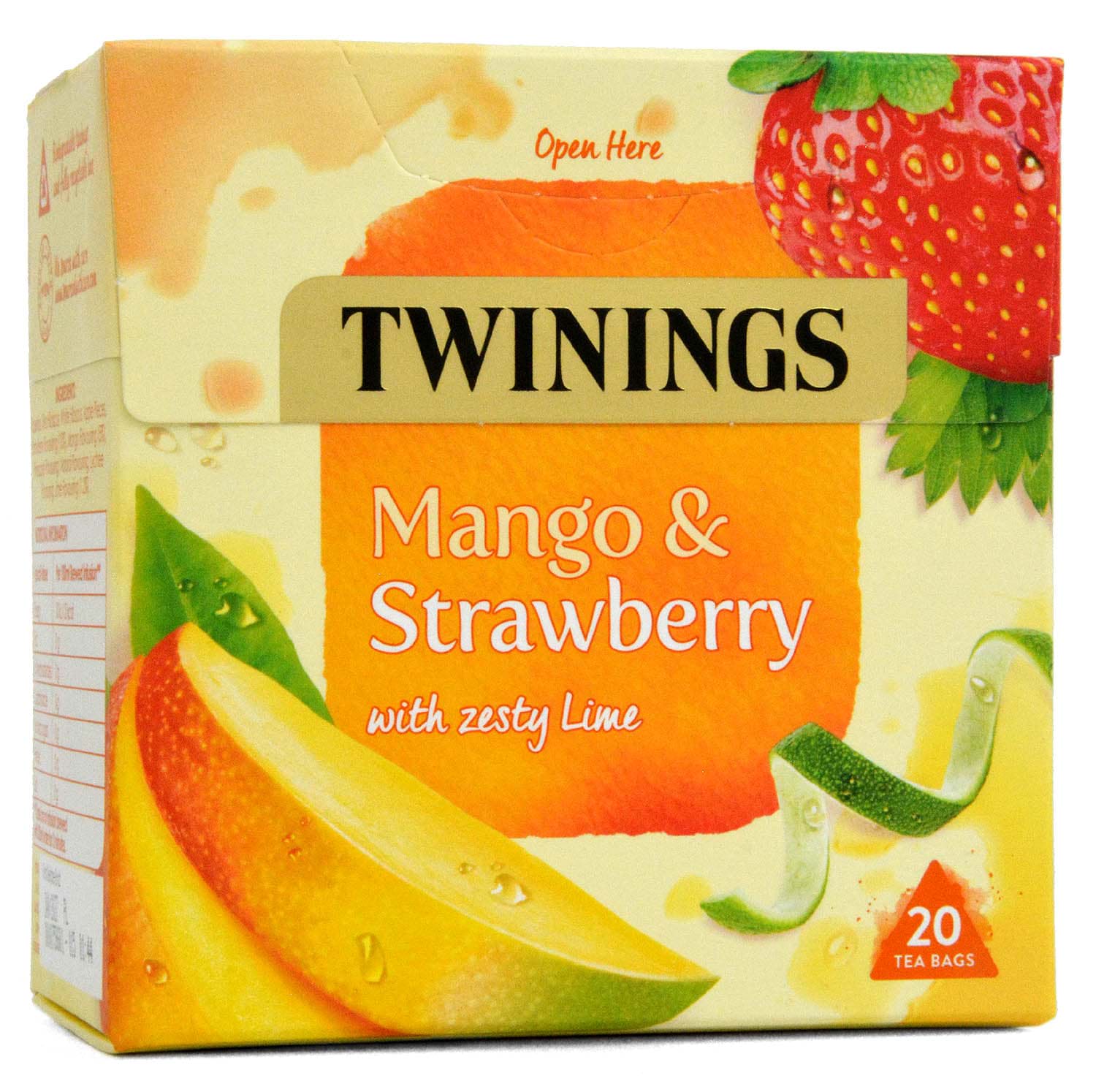 Bild von Twinings Mango & Strawberry Infusion 20 Tea Bags - 50g