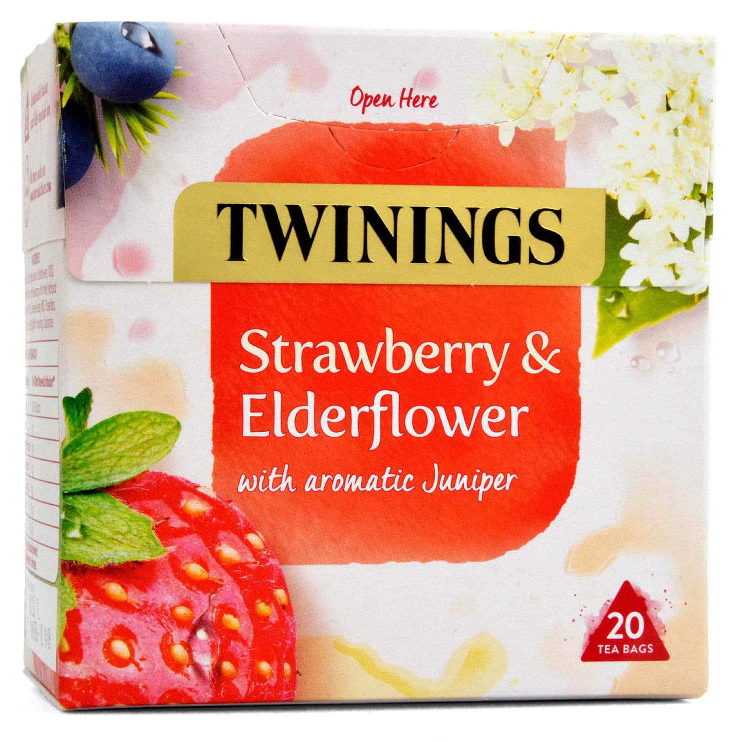 Bild von Twinings Strawberry & Elderflower Infusion 20 Tea Bags - 40g
