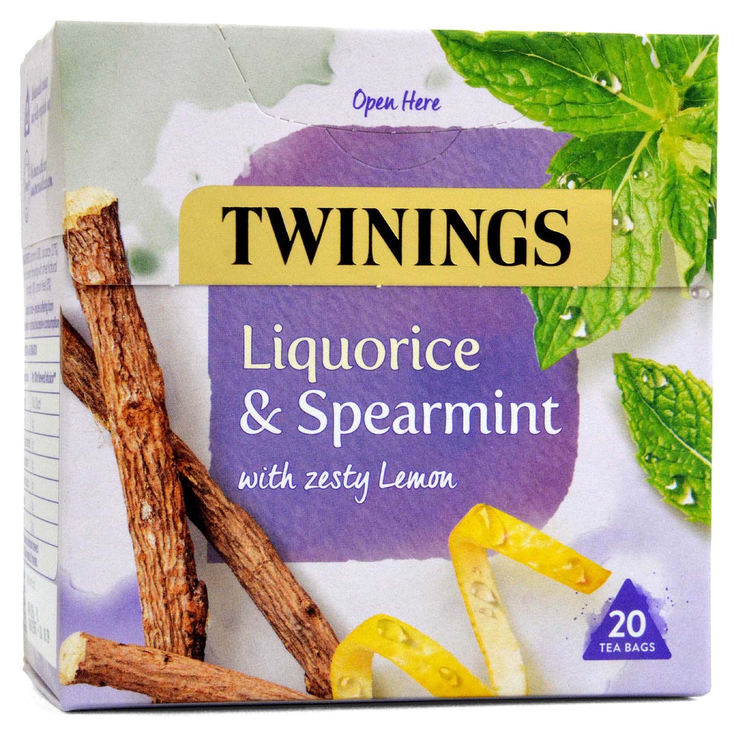 Bild von Twinings Liquorice & Spearmint Infusion 20 Tea Bags - 40g