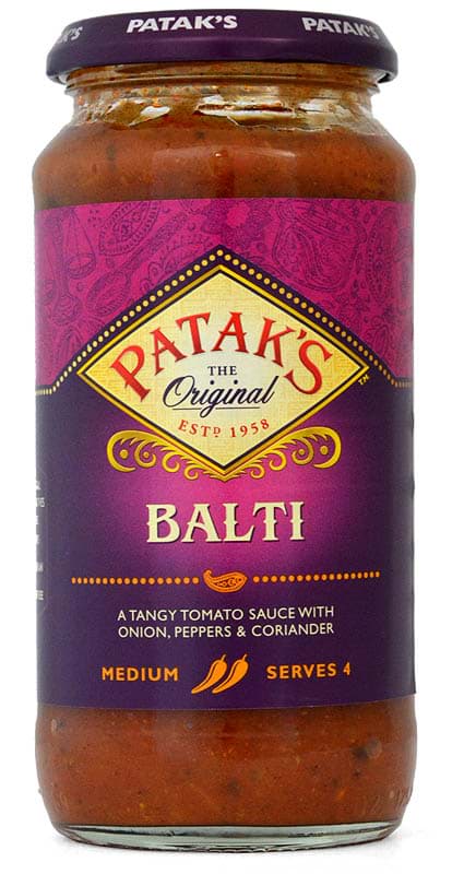 Bild von Pataks Balti Sauce Glas 450 g MHD 08/25