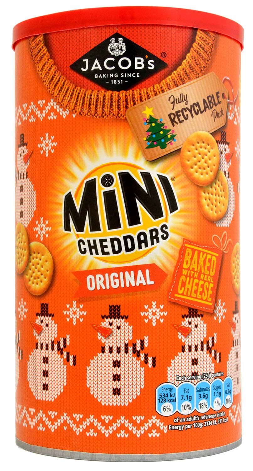 Bild von Jacobs Mini Cheddars Drum 260g