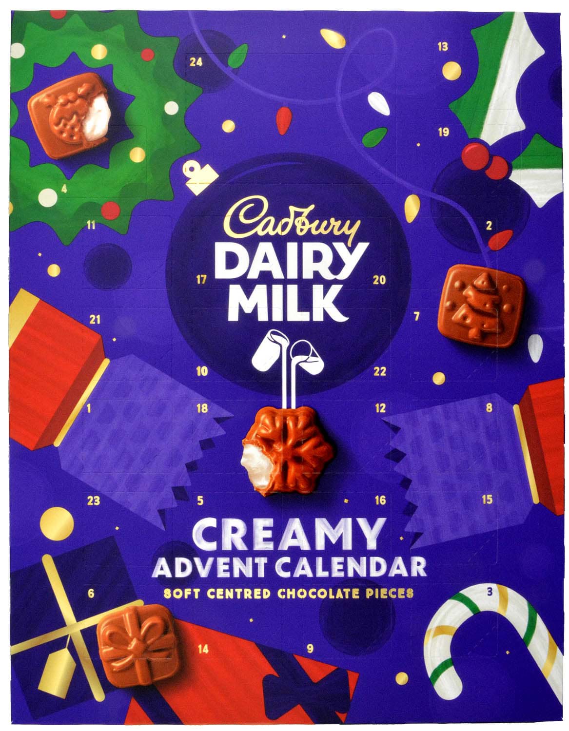 Bild von Cadbury Creamy Advent Calendar 170g