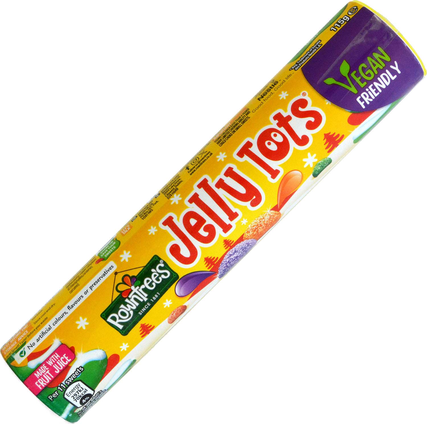 Bild von Rowntrees Jelly Tots Tube 115g