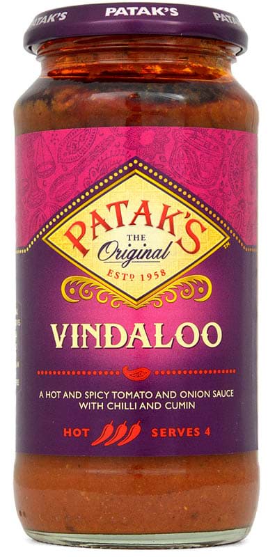 Bild von Pataks Vindaloo Sauce Glas 450g