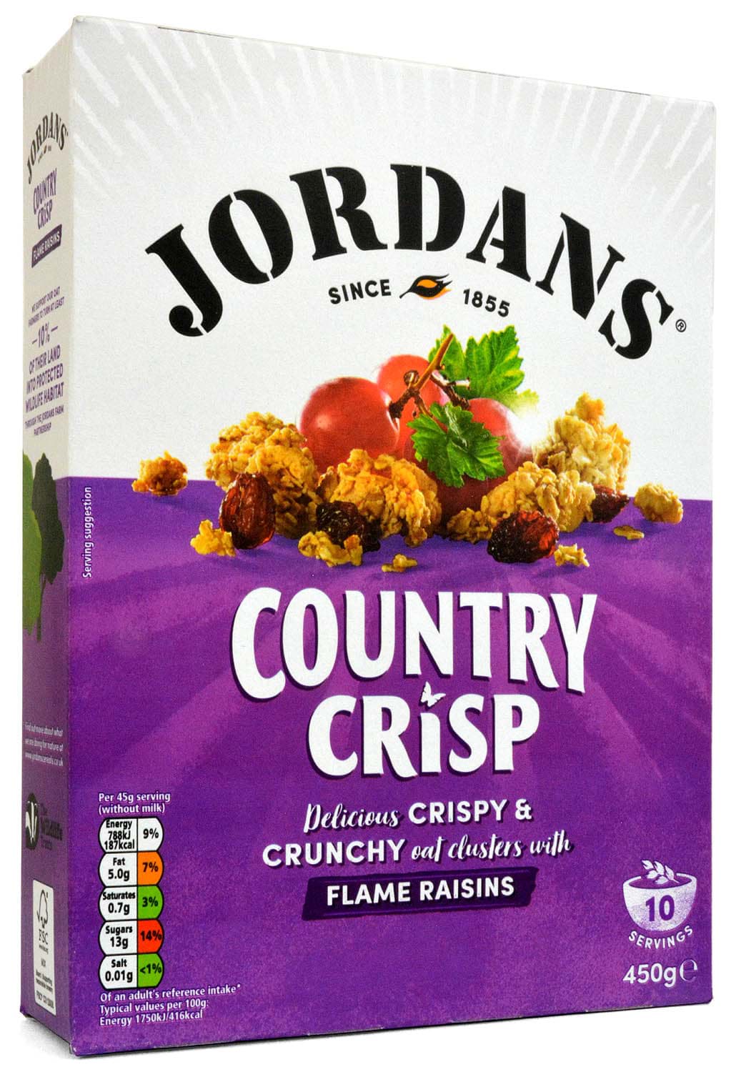 Bild von Jordans Country Crisp Flame Raisins 450g