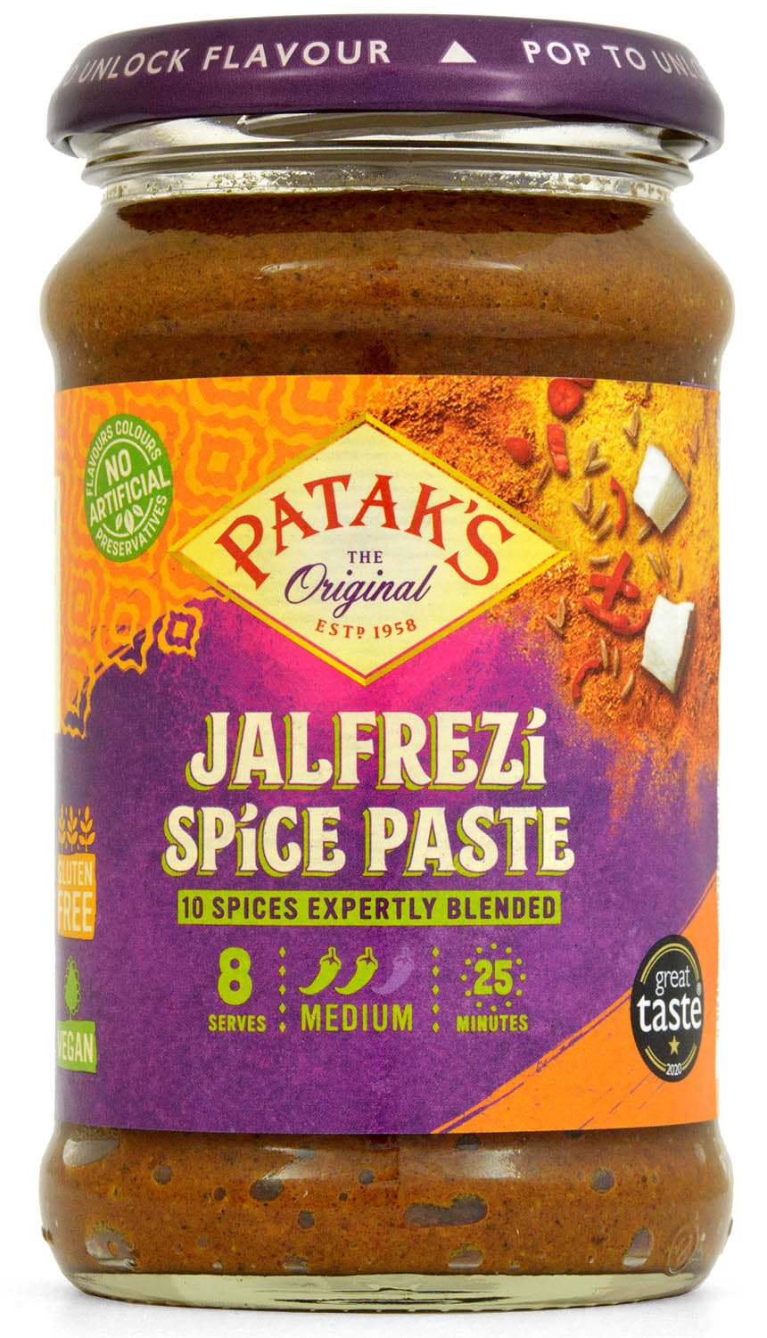 Bild von Pataks Jalfrezi Curry Spice Paste 283g