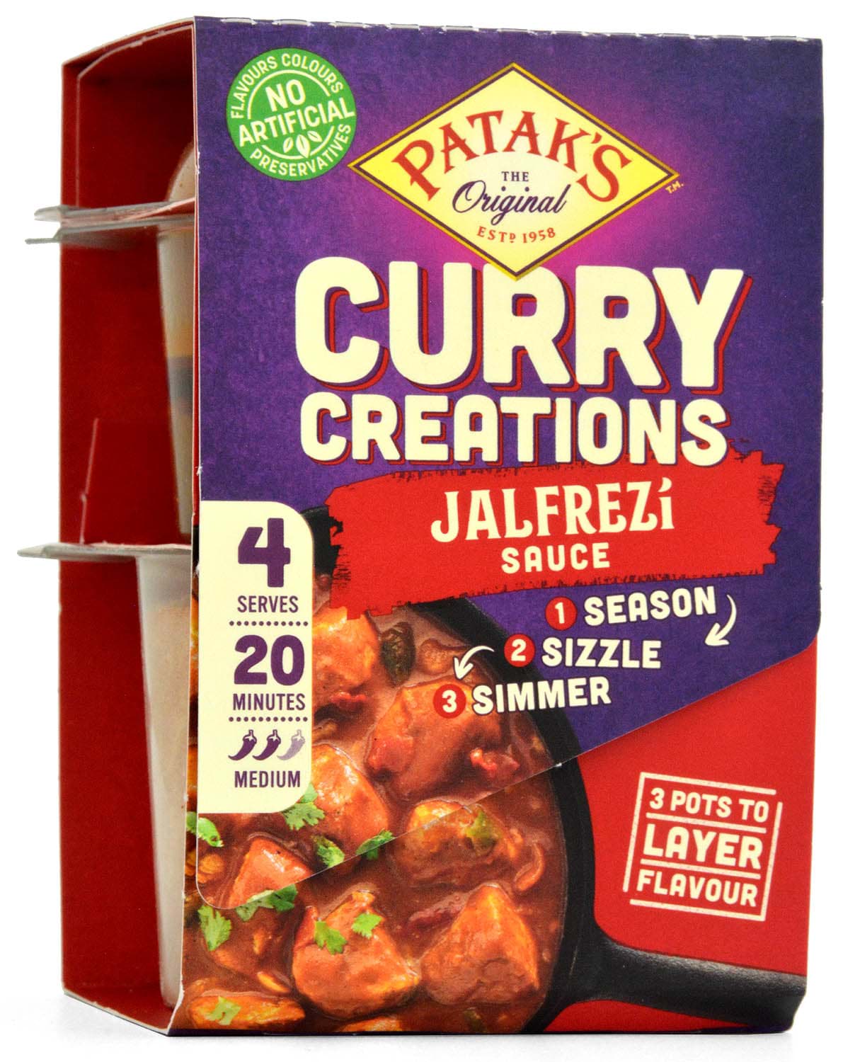 Bild von Pataks Jalfrezi Curry Creations Kit 160g