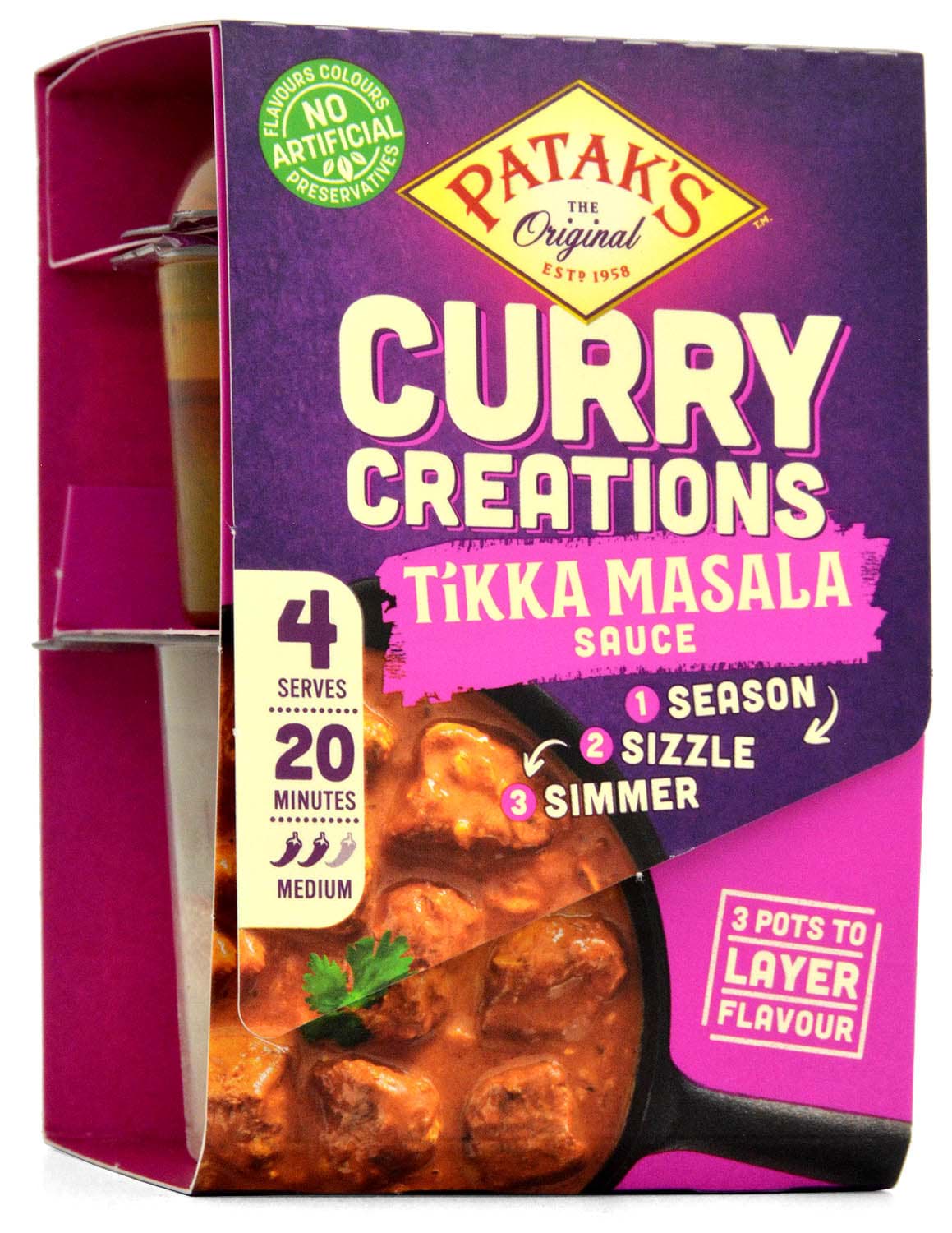 Bild von Pataks Tikka Masala Curry Creations Kit 160g
