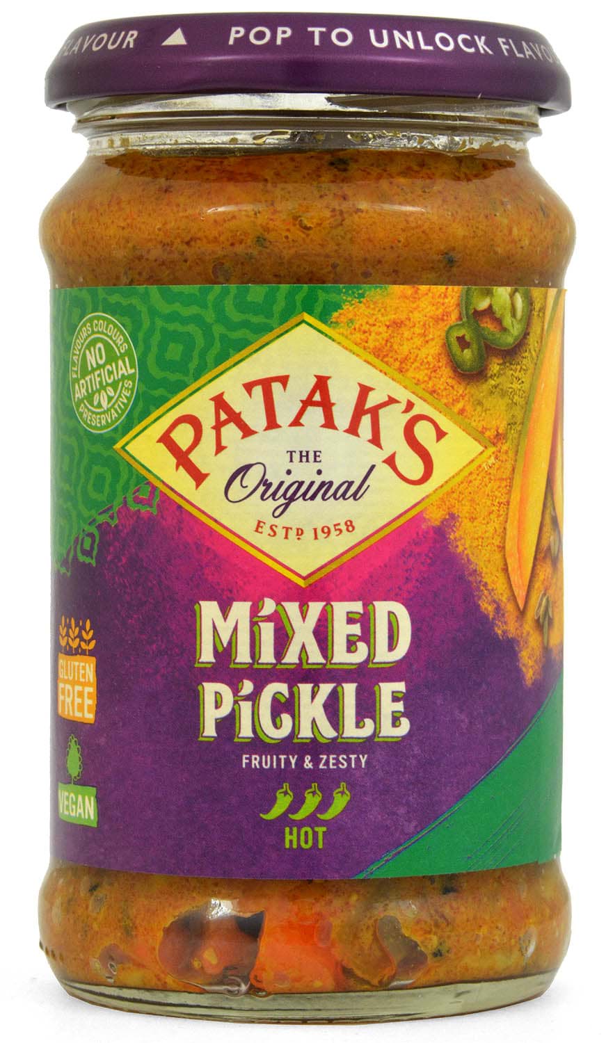 Bild von Pataks Mixed Pickle 283g